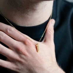 Matte Bar - Gold -Men Jewelry Store 1.5MM