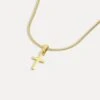 Mini Cross (Thin Chain) - 18K Gold 2 Mini Cross (Thin Chain) - 18K Gold -Men Jewelry Store 100 197be9c5 1795 467c bf2e 3618c426989a