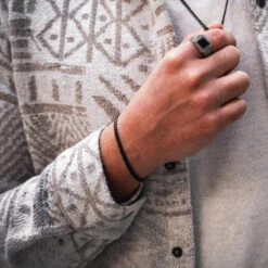 Black Cuban Bracelet (3MM) -Men Jewelry Store 10 031bf504 060f 4fcc a451 9a476a67f2cf