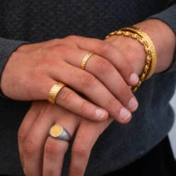 Hammered Band Ring - Silver -Men Jewelry Store 113 00d62fd7 17e4 4bd6 b0dc 469236210451 1