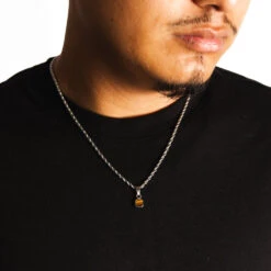 Mini Tigers Eye - Black -Men Jewelry Store 11 1d45bb81 ae70 4b16 aec8 f7dd11b34e54 1