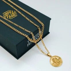 St Christopher Set (Gold)