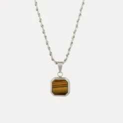 Tigers Eye - Silver