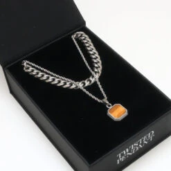 Tigers Eye Set (Silver) 15 Tigers Eye Set (Silver) -Men Jewelry Store 12 2b30f554 865c 4999 9e63 d907e900662b