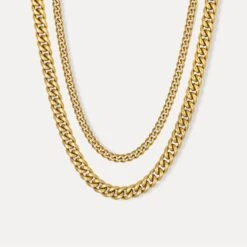 Gold Cuban Stack - 5MM / 8MM