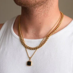 Onyx Set (Silver) -Men Jewelry Store 12 4509ef13 77c2 4f61 ba25 4815fc256123