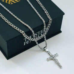 Crucifix Set (Gold) -Men Jewelry Store 12 759e7e8a cf5c 4e71 81dd 9400fac707db