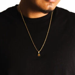 Mini Tigers Eye - Gold -Men Jewelry Store 12 ff89fff8 60c4 4ab9 a0ea 5dbc014c9854