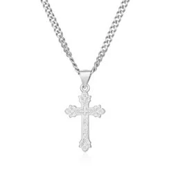 Micro Vintage Cross - 925 Silver -Men Jewelry Store 13 1
