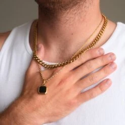 Onyx Set (Gold) -Men Jewelry Store 13 1b22d418 af7c 4c2c 897d 51c2082f8c87