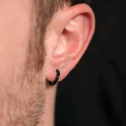 Black Hoop Earrings -Men Jewelry Store 13 256349af 8747 462d ab76 8f4e94a60922