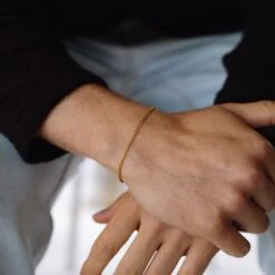 Gold Cuban Bracelet (2.5MM) -Men Jewelry Store 151 aec11ece b197 4a4c 8d31 46285fcff0d5