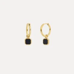 Onyx Dangle (Gold)