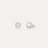 Round Diamond Stud (Silver)