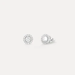 Round Diamond Stud (Silver)