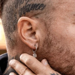 Onyx Dangle (Silver) -Men Jewelry Store 1 04897297 addf 4732 8433 d1c587ebb3a5