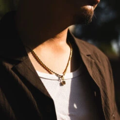 Mini Tigers Eye - Gold -Men Jewelry Store 1 34237bf9 b969 491f 8751 16497c5f1eb1