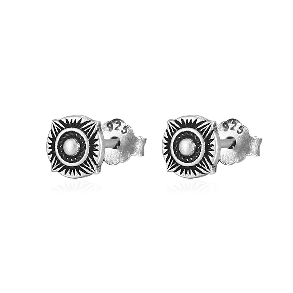 Compass Stud (Silver) 4 Compass Stud (Silver) - Image 2