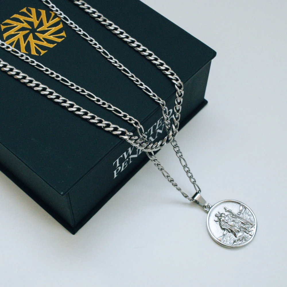 St Christopher Set (Silver) 3 St Christopher Set (Silver)