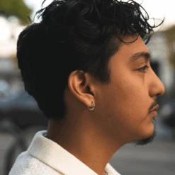 Hammered Hoop (Silver) 13 Hammered Hoop (Silver) -Men Jewelry Store 1 a9c9b124 7fa3 473f a60e 8f61abdf0b5e