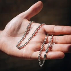 Silver Rolo Chain (4MM) -Men Jewelry Store 1 f4512697 6a01 47da 9051 5227f0299d05