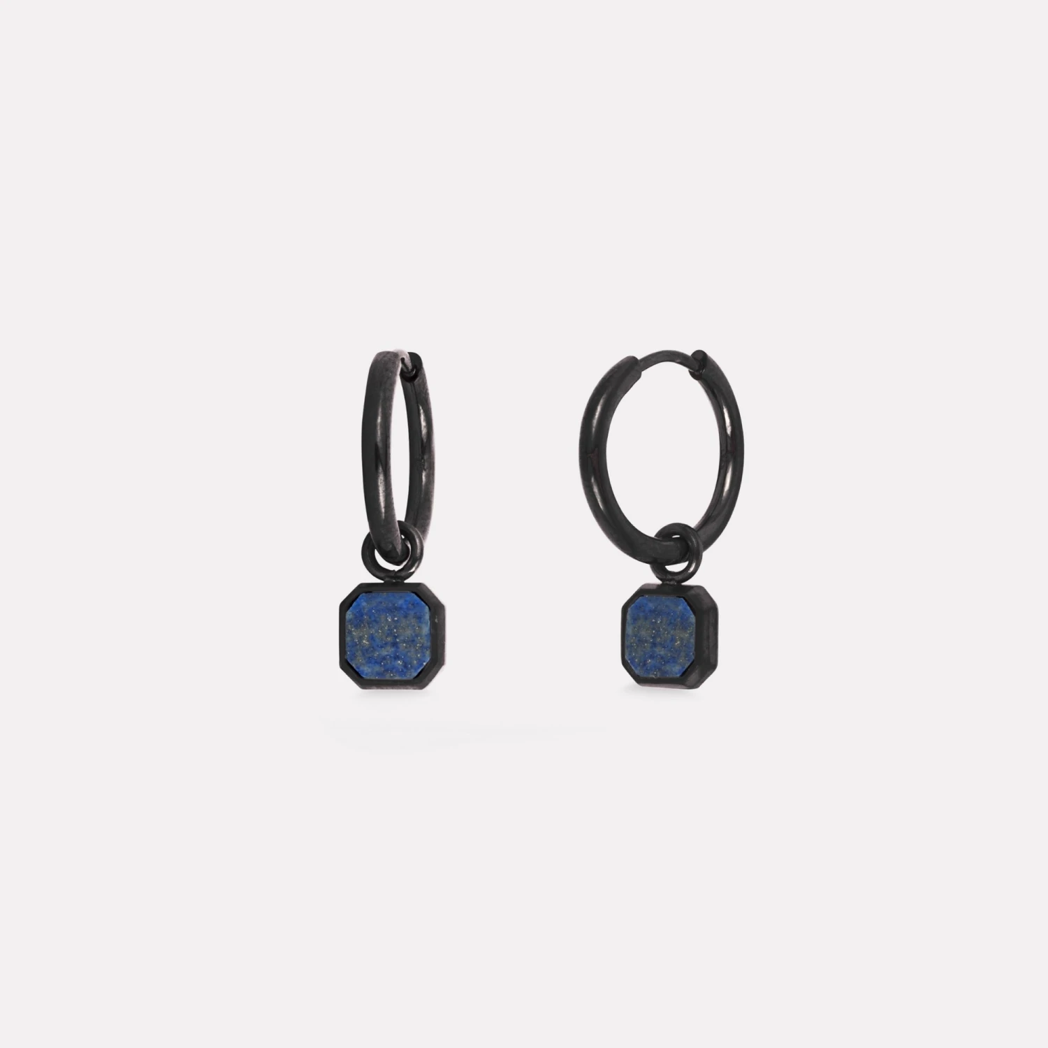 Lapis Lazuli Dangle (Black) 3 Lapis Lazuli Dangle (Black)