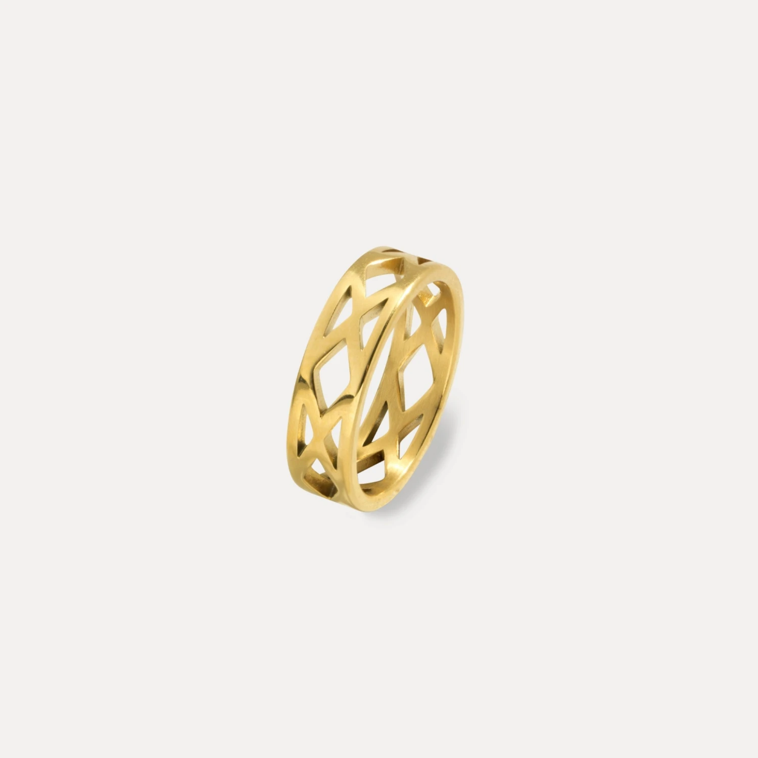 Edge Ring - Gold 3 Edge Ring - Gold