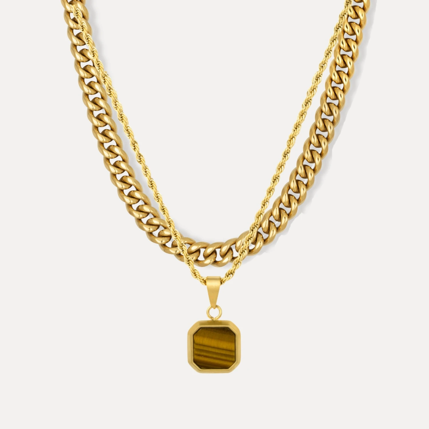 Tigers Eye Set (Gold) 3 Tigers Eye Set (Gold)