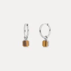 Tigers Eye Dangle (Silver)