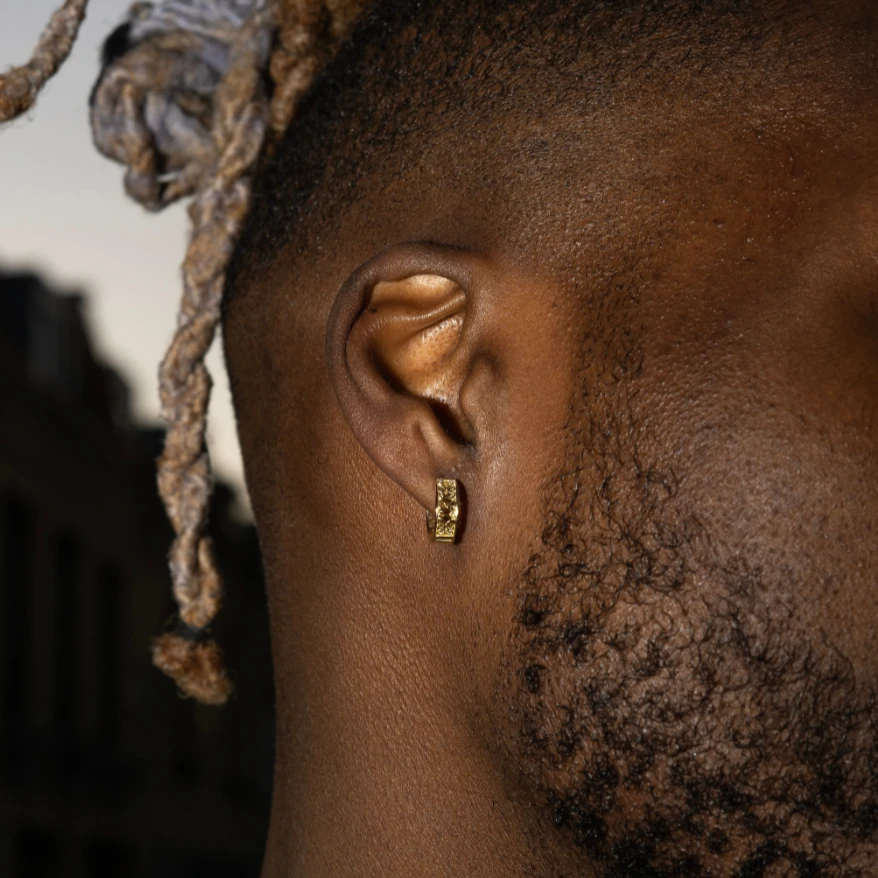 Pattern Hoop (Gold) 3 Pattern Hoop (Gold) - Image 2