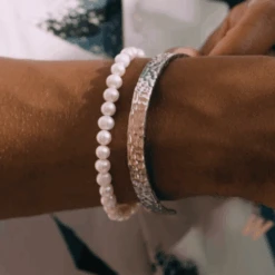 Hammered Cuff - Silver -Men Jewelry Store 2 3c5174b5 0482 4aae 80d0 44ac09d3af6d