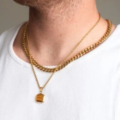 Tigers Eye Set (Silver) 17 Tigers Eye Set (Silver) -Men Jewelry Store 2 49656895 d57e 41d6 85c3 e5360c8613f0