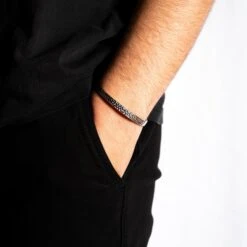 Thin Hammered Cuff - Gold -Men Jewelry Store 2 4e3e68df 8018 4718 9aea 9c701277be71