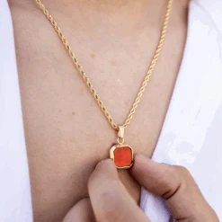 Red Enamel - Gold 12 Red Enamel - Gold -Men Jewelry Store 2 594b56e6 d892 4832 a4c6 79bb81da586f