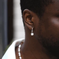 Pearl Dangle (Silver) -Men Jewelry Store 2 7f60f4c3 350c 4680 9399 9d9362c2110c