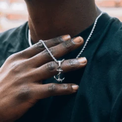 Anchor - Silver 11 Anchor - Silver -Men Jewelry Store 2 b7a6eb4b f4ca 4268 98fe 4030928f4faa