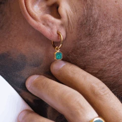 Opal Dangle (Silver) -Men Jewelry Store 2 d3f3fdea 7b7e 431d 993b 47f00ae61687