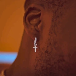 Micro Cross Drop (Gold) -Men Jewelry Store 3 0d74f5a8 63e1 426d a5a5 f38fe6a129ac