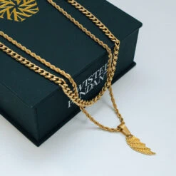 Wing Set (Gold) -Men Jewelry Store 3 26049aa1 6938 4038 a2a1 4fddf2795828