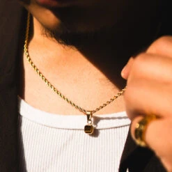 Mini Tigers Eye - Gold -Men Jewelry Store 3 35918e8b 851c 4c6b a869 df656c7fcff3