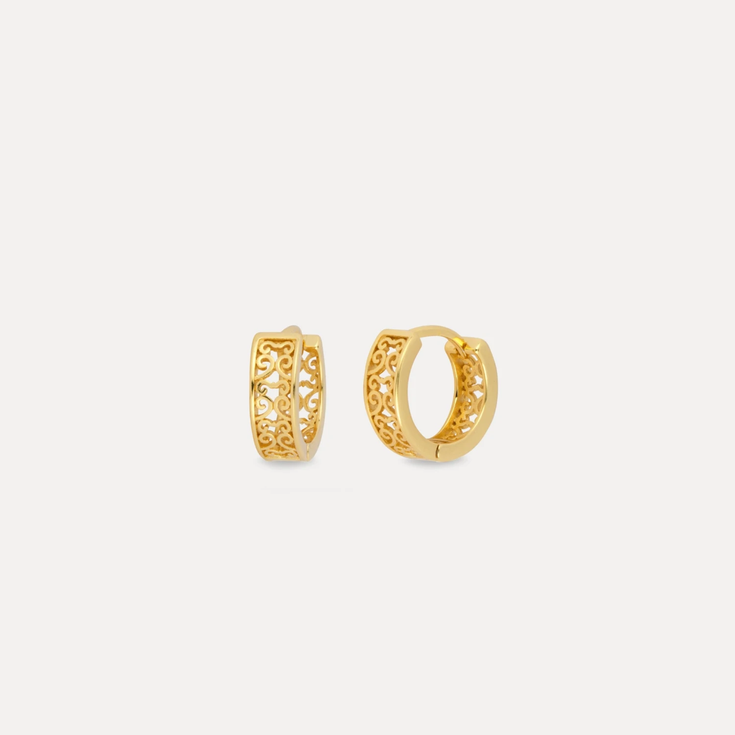 Pattern Hoop (Gold) 2 Pattern Hoop (Gold)