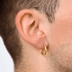 18MM Hoop (Gold) -Men Jewelry Store 3 5ca2f8e1 4f17 4a8e 879f 073d4a67a709