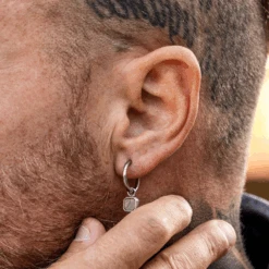 Onyx Dangle (Silver) -Men Jewelry Store 3 b7685257 aafa 472f 8a02 3f7a97c2ebc9