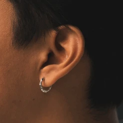 Hammered Hoop (Gold) 18 Hammered Hoop (Gold) -Men Jewelry Store 3 cb5c0a8f 775c 43b6 9e4b ffba5403d12e 1