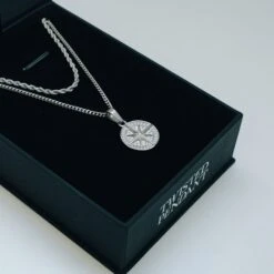 Mini Compass Set (Silver) -Men Jewelry Store 3 d79fbe77 3c73 4174 a9a6 a463453d2f81