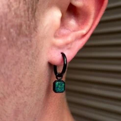 Opal Dangle (Black) -Men Jewelry Store 46 b43e3f74 12a5 42b6 8af7 d291c03cc5b4
