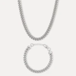 Silver Cuban Set (8MM)