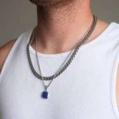 Lapis Lazuli Set (Silver) 19 Lapis Lazuli Set (Silver) -Men Jewelry Store 4 481f622b 2e82 4c80 9ab5 fbea5076c81b