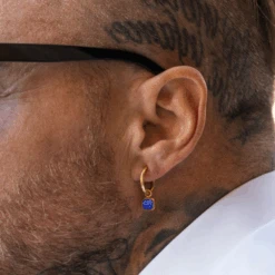 Lapis Lazuli Dangle (Gold) -Men Jewelry Store 4 50ce6b69 290d 4f9e 841b 09732c767257 1