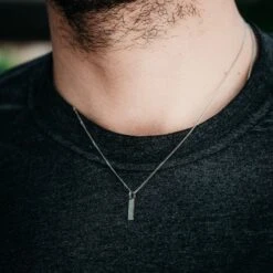 Matte Bar - Silver 14 Matte Bar - Silver -Men Jewelry Store 4 60b634e4 5888 42d0 951a 385a4de6e990